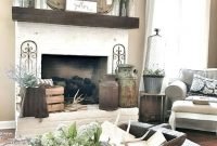 Impressive Farmhouse Living Room Decor Ideas For Winter 34