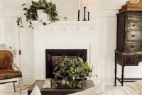 Impressive Farmhouse Living Room Decor Ideas For Winter 37