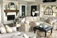 Impressive Farmhouse Living Room Decor Ideas For Winter 39
