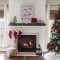 Inspiring Fireplace Mantel Decorating Ideas For Winter 08