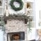 Inspiring Fireplace Mantel Decorating Ideas For Winter 14