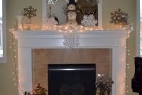 Inspiring Fireplace Mantel Decorating Ideas For Winter 34
