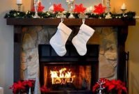 Inspiring Fireplace Mantel Decorating Ideas For Winter 35