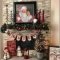 Absolutely Stunning Christmas Mantel Decorating Ideas 33