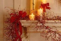 Absolutely Stunning Christmas Mantel Decorating Ideas 41