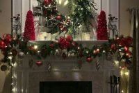 Absolutely Stunning Christmas Mantel Decorating Ideas 42