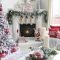 Absolutely Stunning Christmas Mantel Decorating Ideas 50
