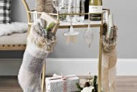 Affordable Bar Cart Ideas For New Years Eve Party Decoration 27