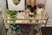 Affordable Bar Cart Ideas For New Years Eve Party Decoration 31