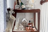 Affordable Bar Cart Ideas For New Years Eve Party Decoration 33