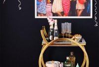 Affordable Bar Cart Ideas For New Years Eve Party Decoration 42