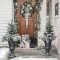 Awesome Front Door Decoration Ideas For Winter 17