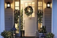 Awesome Front Door Decoration Ideas For Winter 19