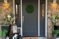 Awesome Front Door Decoration Ideas For Winter 33