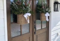 Awesome Front Door Decoration Ideas For Winter 44