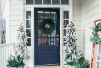 Awesome Front Door Decoration Ideas For Winter 48