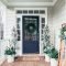 Awesome Front Door Decoration Ideas For Winter 48