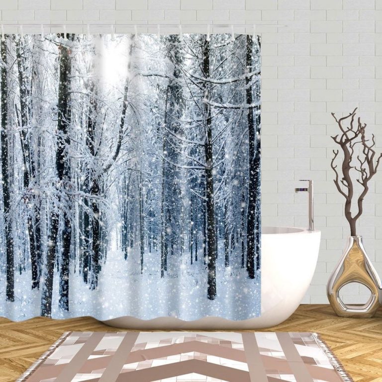 30+ Beautiful Winter Themed Bathroom Decoration Ideas