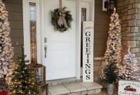 Cozy And Warm Rustic Farmhouse Christmas Decorating Ideas 17