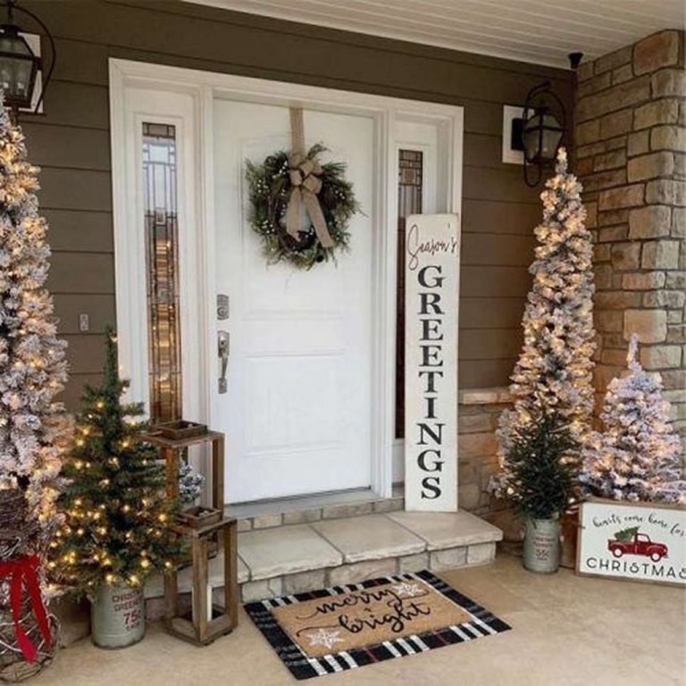 20 Cozy And Warm Rustic Farmhouse Christmas Decorating Ideas