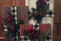 Cozy And Warm Rustic Farmhouse Christmas Decorating Ideas 33
