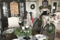Cozy And Warm Rustic Farmhouse Christmas Decorating Ideas 45