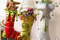 Creative Christmas Stocking Ideas For Stylish Interiors 30