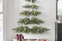 Festive Christmas Wall Trees To Copy Right Now 06