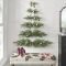 Festive Christmas Wall Trees To Copy Right Now 06