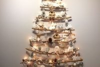 Festive Christmas Wall Trees To Copy Right Now 27