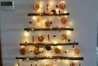 Festive Christmas Wall Trees To Copy Right Now 35