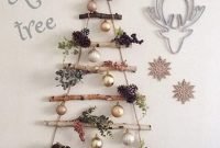 Festive Christmas Wall Trees To Copy Right Now 40