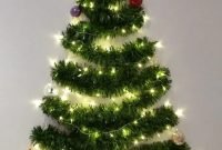 Festive Christmas Wall Trees To Copy Right Now 41