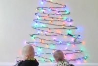 Festive Christmas Wall Trees To Copy Right Now 42