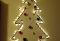 Festive Christmas Wall Trees To Copy Right Now 48