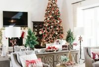 Outstanding Christmas Decorated For Living Room To Inspire 41