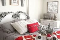 Simple Ways To Create A Christmas Wonderland In Your Bedroom 05