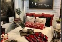 Simple Ways To Create A Christmas Wonderland In Your Bedroom 23