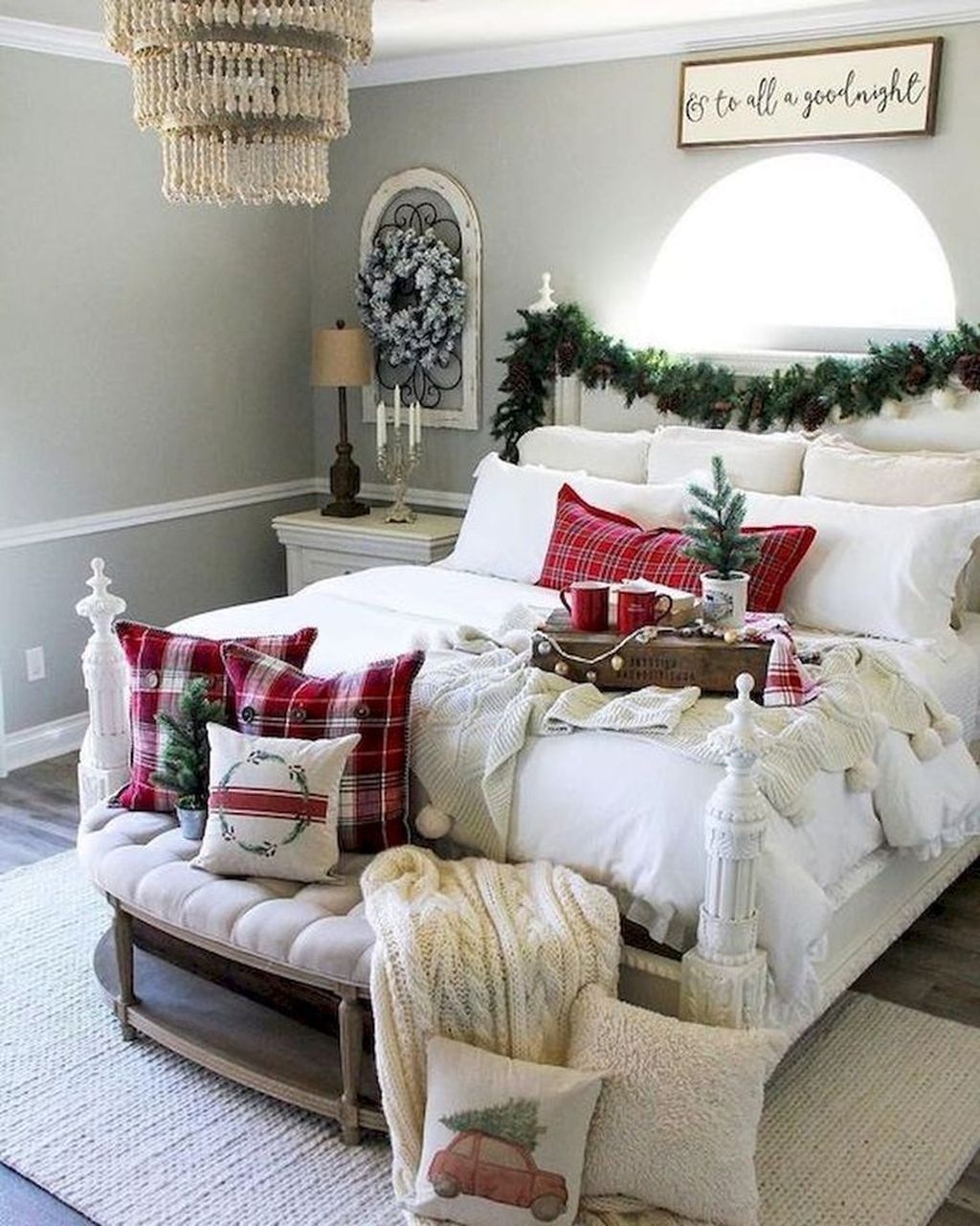 Simple Ways To Create A Christmas Wonderland In Your Bedroom 48