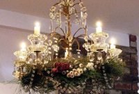 Stunning Christmas Decorated Chandeliers For Holiday Sparkle 10