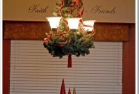 Stunning Christmas Decorated Chandeliers For Holiday Sparkle 25