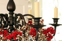 Stunning Christmas Decorated Chandeliers For Holiday Sparkle 33