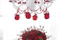 Stunning Christmas Decorated Chandeliers For Holiday Sparkle 34