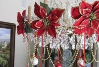 Stunning Christmas Decorated Chandeliers For Holiday Sparkle 36