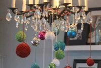 Stunning Christmas Decorated Chandeliers For Holiday Sparkle 42