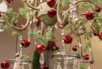 Stunning Christmas Decorated Chandeliers For Holiday Sparkle 44