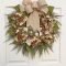 Welcoming Country Christmas Wreath Ideas For Your Front Door 06