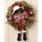 Welcoming Country Christmas Wreath Ideas For Your Front Door 25