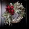 Welcoming Country Christmas Wreath Ideas For Your Front Door 34