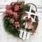 Welcoming Country Christmas Wreath Ideas For Your Front Door 46